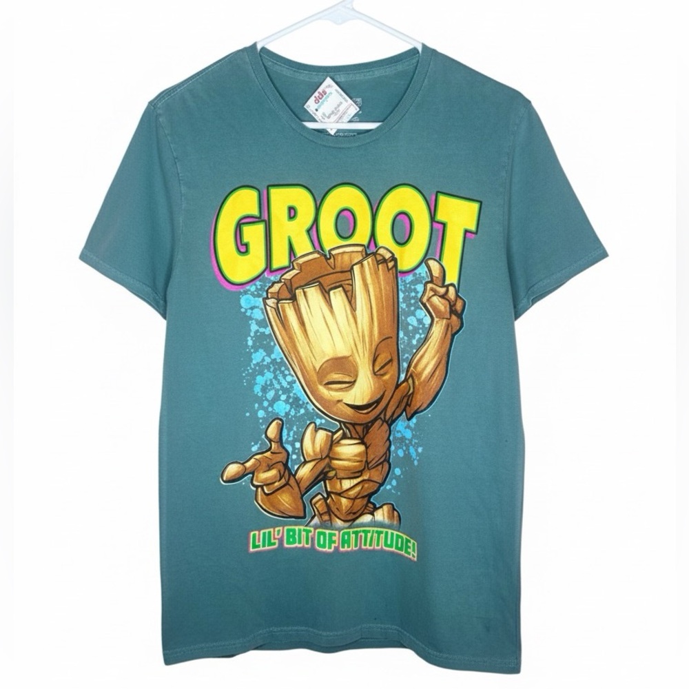 NWT GUARDIANS OF THE GALAXY Women’s Groot Short Sleeve Graphic Tee
